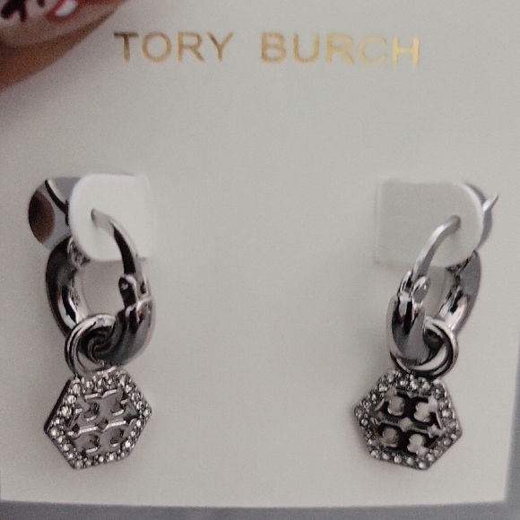 Tory Burch Silver Earrings - Picture 2 of 2